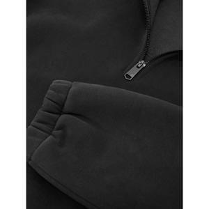 REISS Quinn Cotton-Blend Half-Zip Sweatshirt